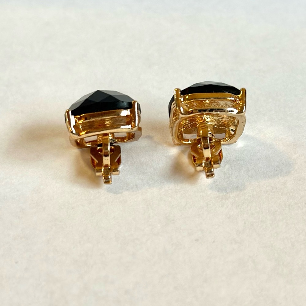 Vintage Stud Clip On Earrings - Picture 3 of 3